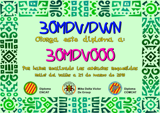 Diploma 30MDV/DWN