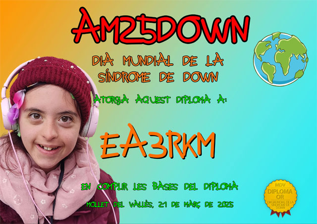 Diploma AM25DOWN 2025
